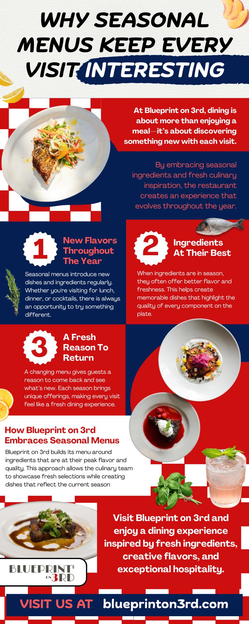 Why Seasonal Menus Keep Every Visit Interesting